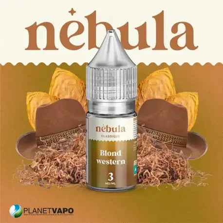 Blond Western - Nbula - Planet Vapo, des experts pour vous conseiller Blond Western - Nbula - Planet Vapo, des experts pour vous conseiller