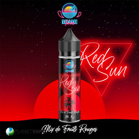 Red Sun 50ml - Miami Juices - Planet Vapo Red Sun 50ml - Miami Juices - Planet Vapo