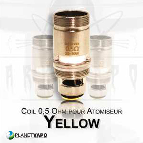 Résistances Yellow Coil - Dark Vapor