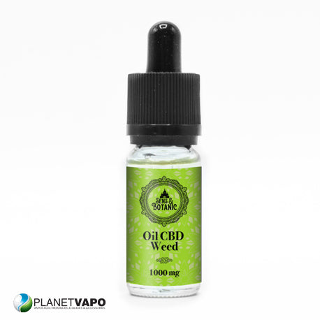 Weed CBD Oil 10ml - Sens & Botanic - Planet Vapo, des experts pour vous conseiller Weed CBD Oil 10ml - Sens & Botanic - Planet Vapo, des experts pour vous conseiller