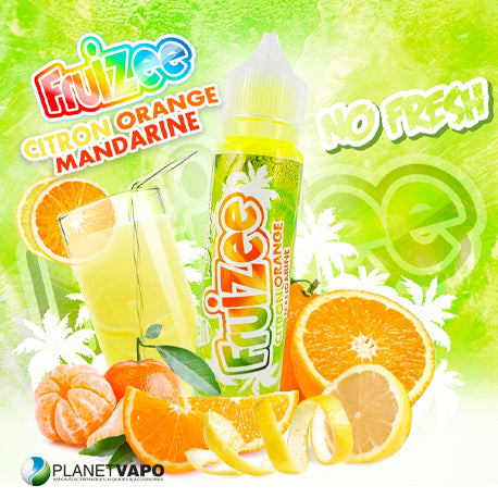 Citron Orange Mandarine No Fresh 50 ml - Fruizee