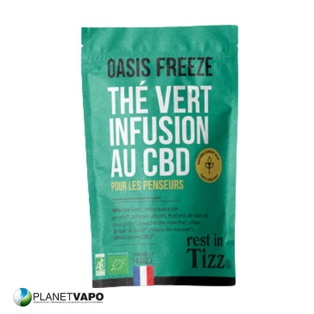 Infusion Oasis Freeze au CBD BIO 50G - Restin Tizz