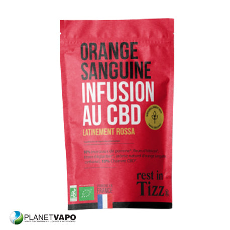 Infusion Orange Sanguine au CBD BIO 50G - Restin Tizz