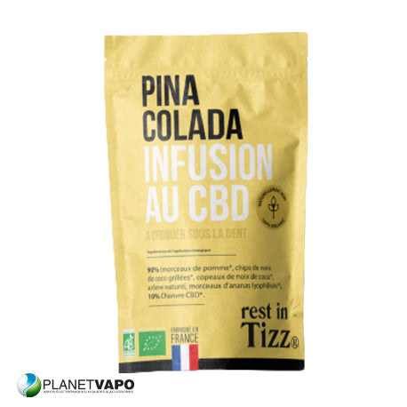 Infusion Pina colada au CBD BIO 50G - Restin Tizz